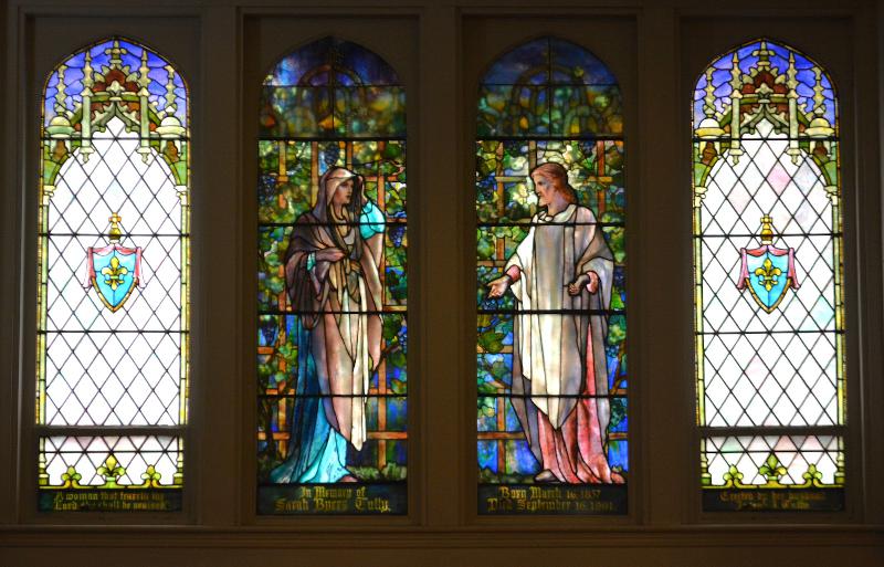 Tully Memorial Window:  Christ and Faith