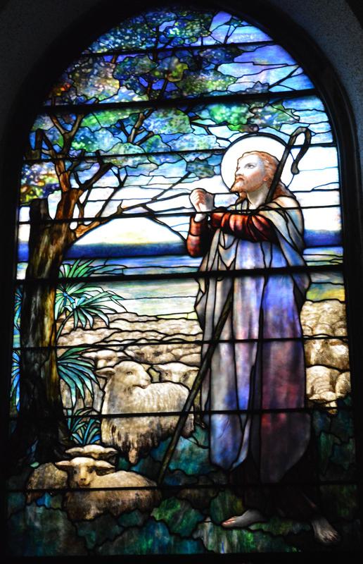 Caven Memorial Window:  Good Shepherd