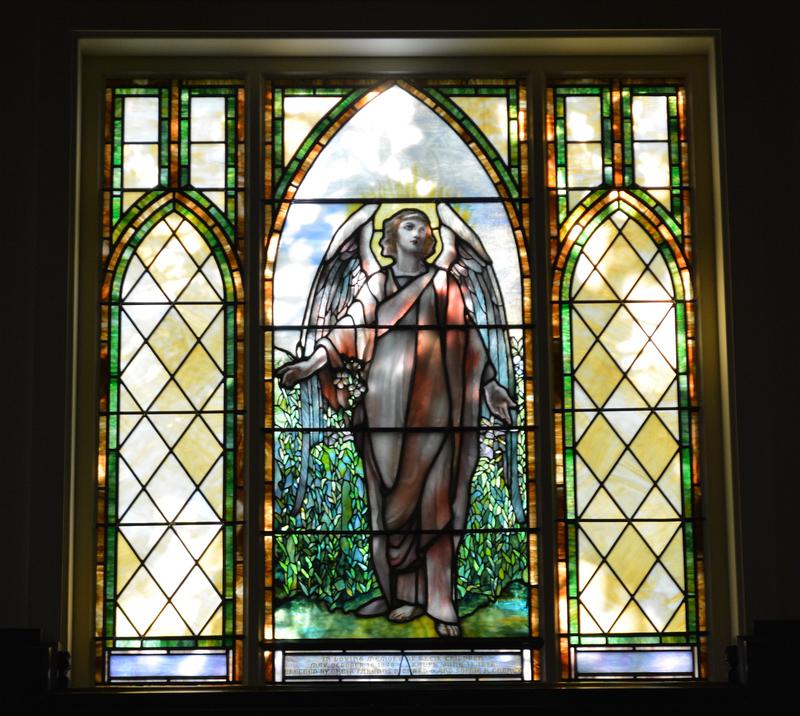 Cheney Memorial Window:  Angel of Resurrection