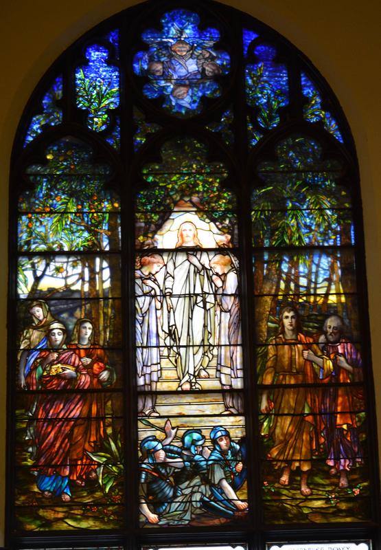 Pritchard and Dewey Memorial Window:  Resurrection