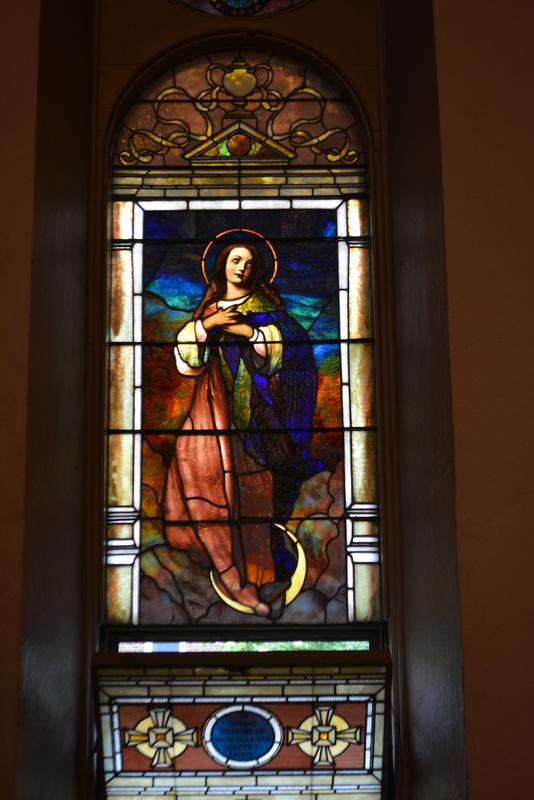 Lyons Memorial Window:  The Immaculate Conception