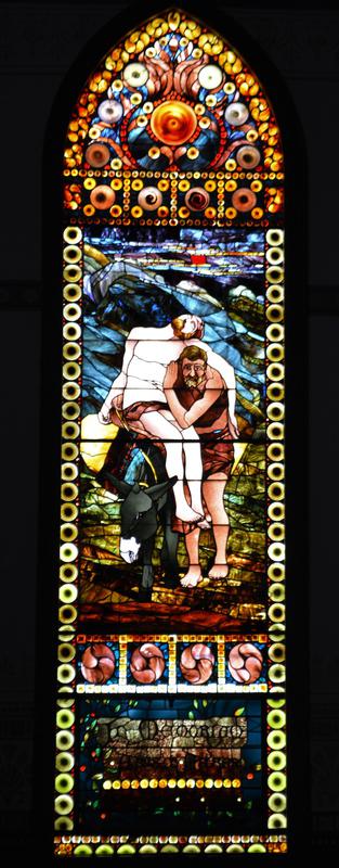 Ayres Memorial Window:  Good Samaritan