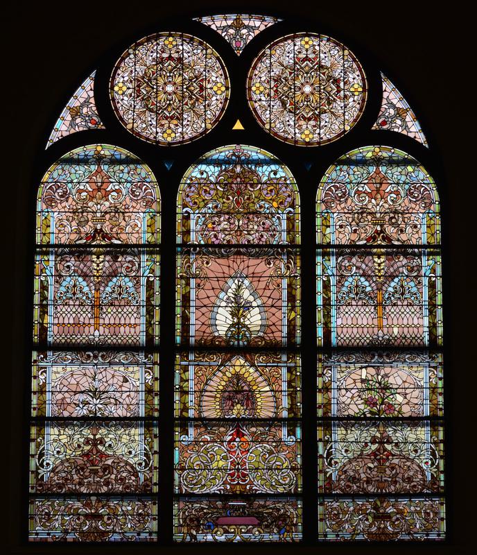 floral and ornamental windows