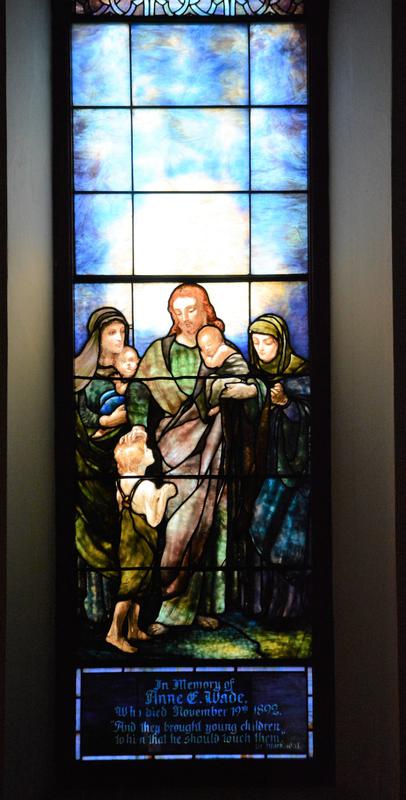 Wade Memorial Window:  Christ Blessing Little Children