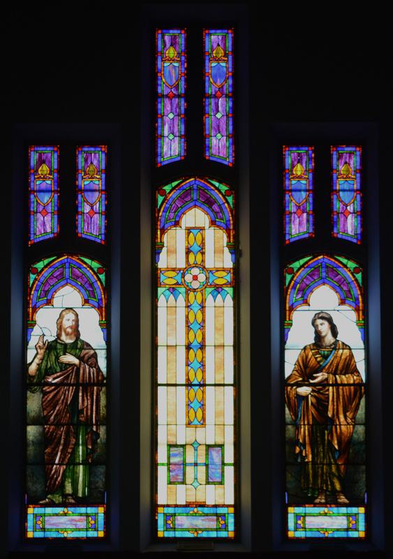 Crow Memorial Window:  Christ and St. John