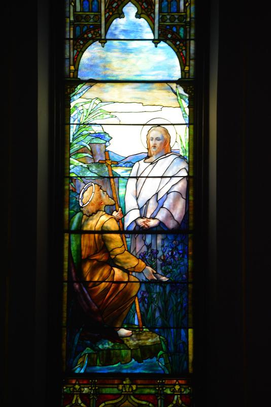 Avery Memorial Window:  The Baptism