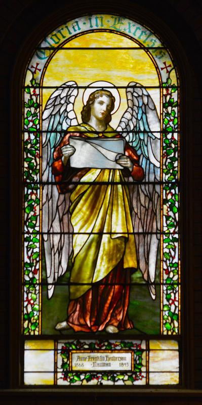 Nauman Memorial Window:  Angel of Praise