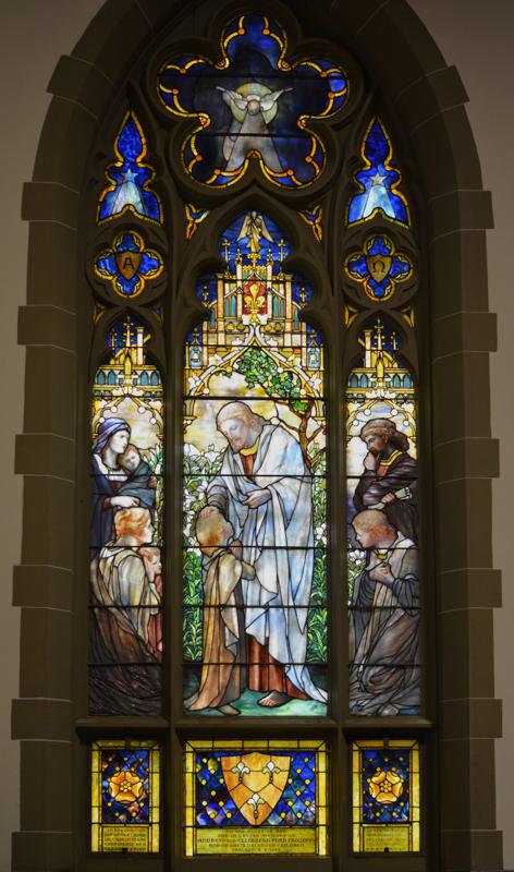 Proudfit Memorial Window:  Christ Blessing Children