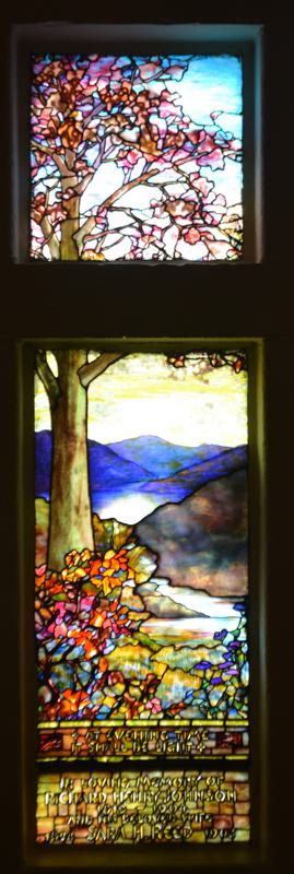 Johnson Memorial Window:  landscape