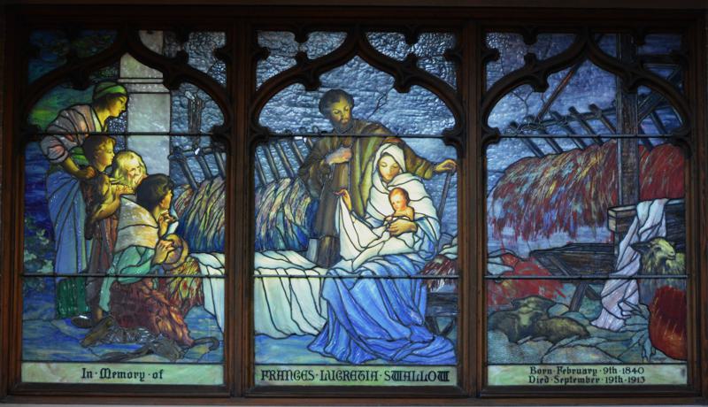 Swallow Memorial Window:  Manger
