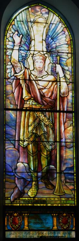 Splane Memorial Window:  Michael the Archangel