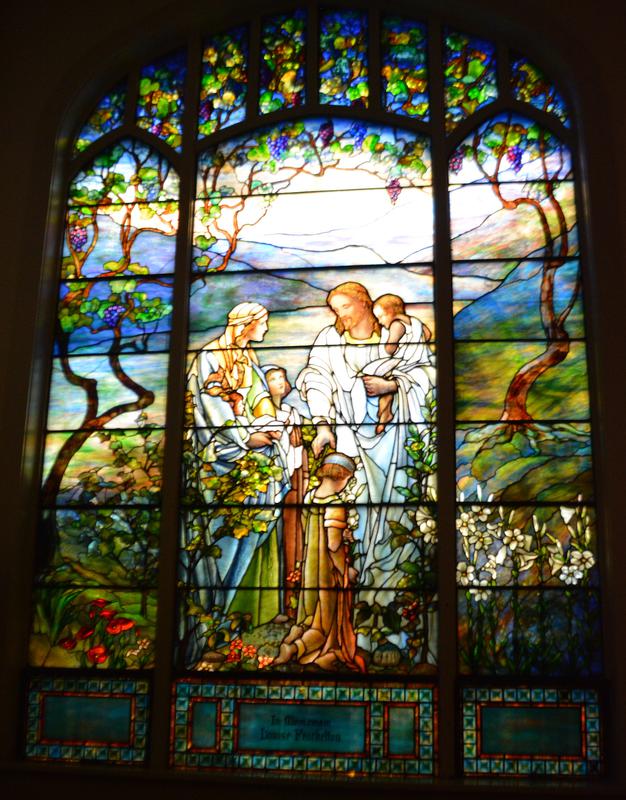 Frackelton Memorial Window:  Christ Blessing Children
