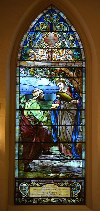 Henry Memorial Window:  Rebecca at the Well