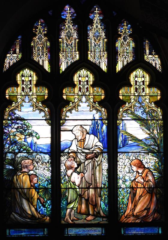 Bodine Memorial Window:  Christ Blessing Little Children