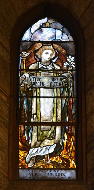Upjohn Memorial Window:  Angel
