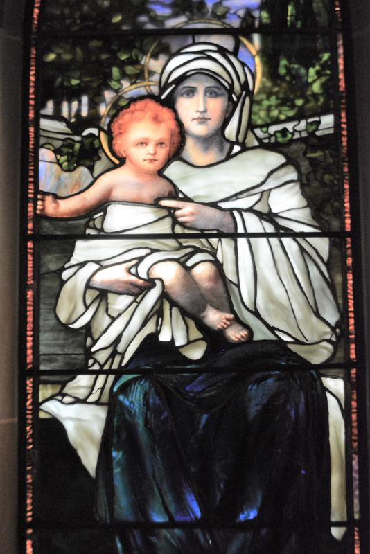 Glendinning Memorial Window:  Madonna and Child