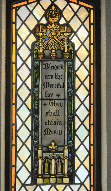 Whitcomb Memorial Window:  The Beatitudes