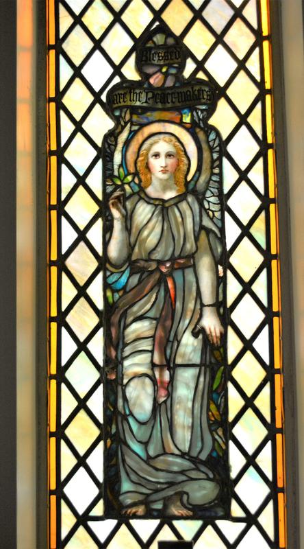 Whitcomb Memorial Window:  The Beatitudes