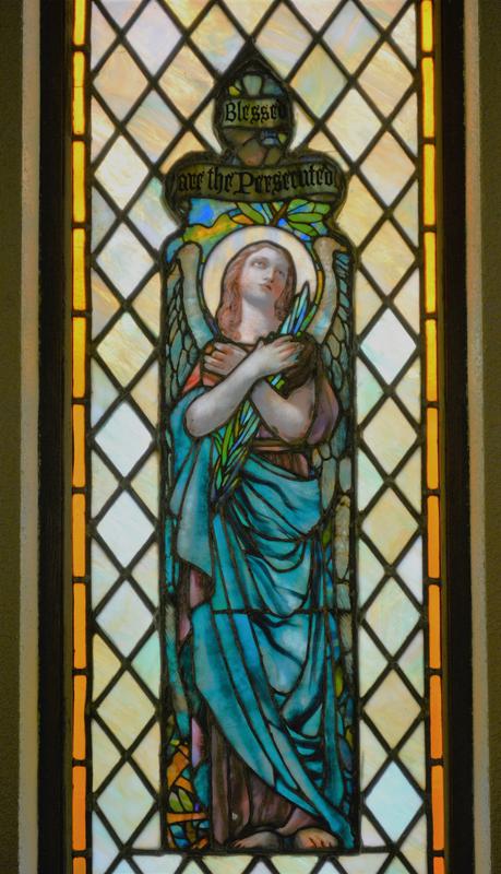 Whitcomb Memorial Window:  The Beatitudes
