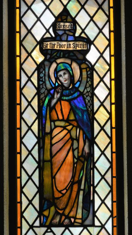 Whitcomb Memorial Window:  The Beatitudes