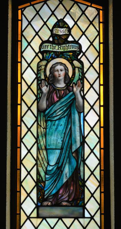 Whitcomb Memorial Window:  The Beatitudes