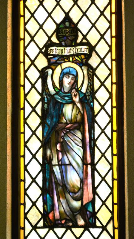 Whitcomb Memorial Window:  The Beatitudes