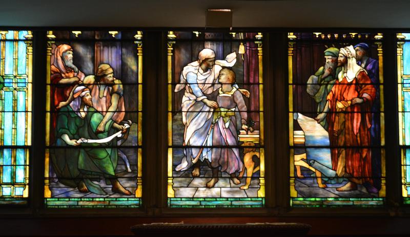 Reid Memorial Window:  Finding the Boy Christ in the Temple