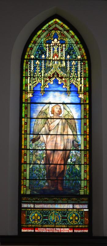 Jackson Memorial Window:  Angel of the Resurrection