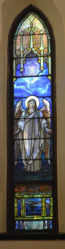 Evans Memorial Window:  Charity