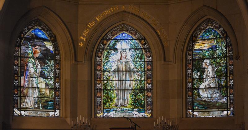 Gould Memorial Window:  The Resurrection