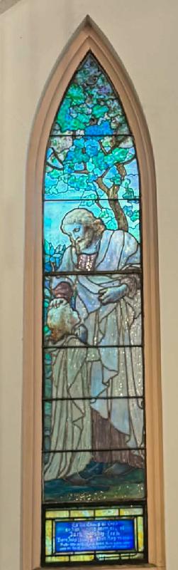 Feek Memorial Window:  Christ Blessing Children
