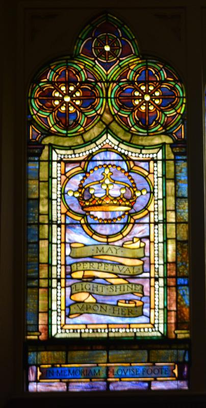 Foote Memorial Window:  ornamental