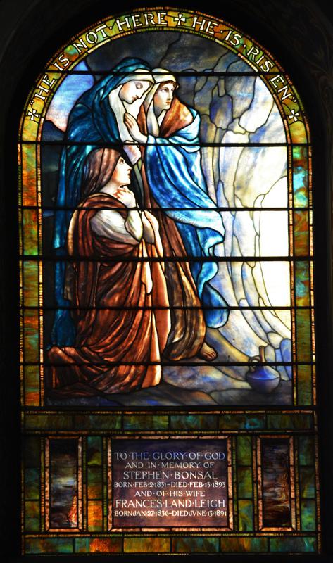 Bonsal Memorial Window:  Three Marys at the Tomb
