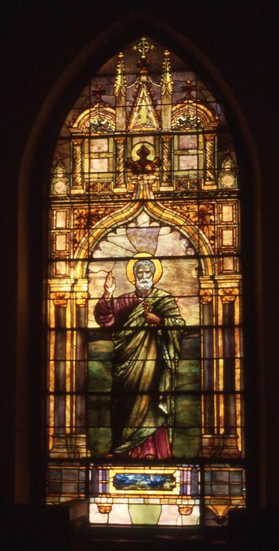 Parker Memorial Window:  St. Peter