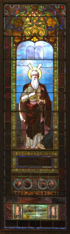 Emerson Memorial Window:  Moses
