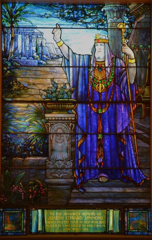 Simmons Memorial Window:  King Solomon