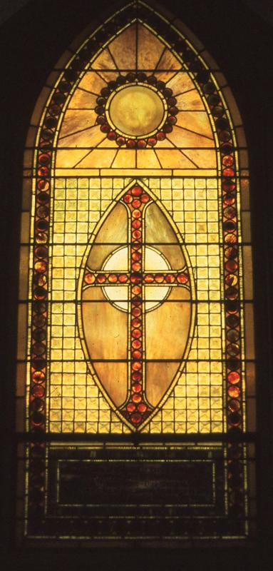 McGuire Memorial Window:  The Latin Cross