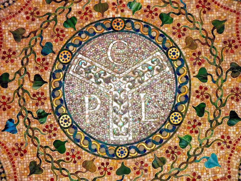 mosaic and decorations