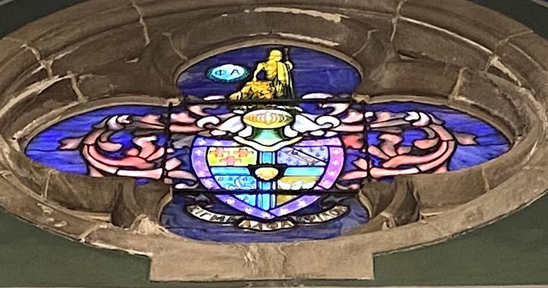 ornamental rose window