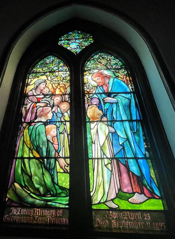 Penman Memorial Window:  Christ Blessing Children