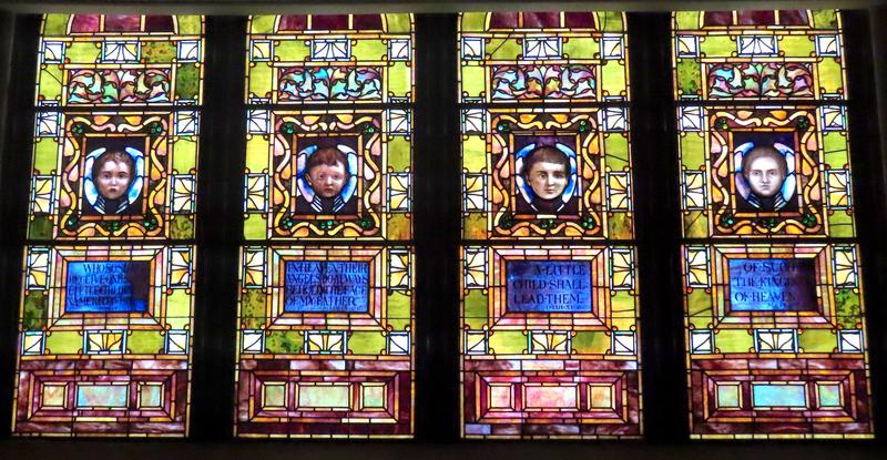 Roberts Memorial Window:  The Pilgrims
