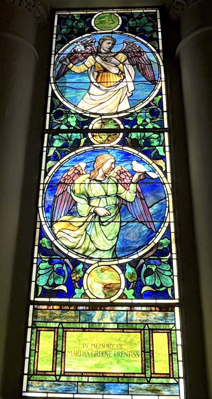 Prentiss Memorial Window:  Purity and Innocence