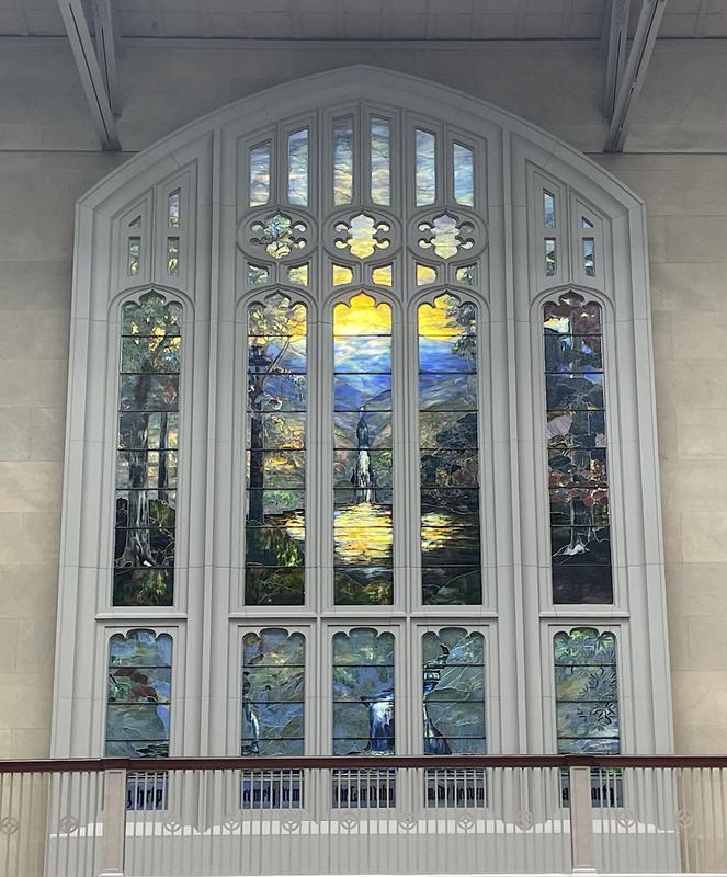 Hartwell Memorial Window:  Light in Heaven and Earth