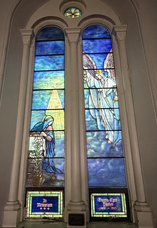 Parker Memorial Window:  Annunciation