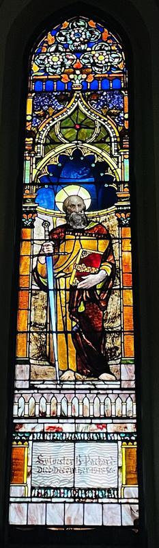 Packard Memorial Window:  St. Paul