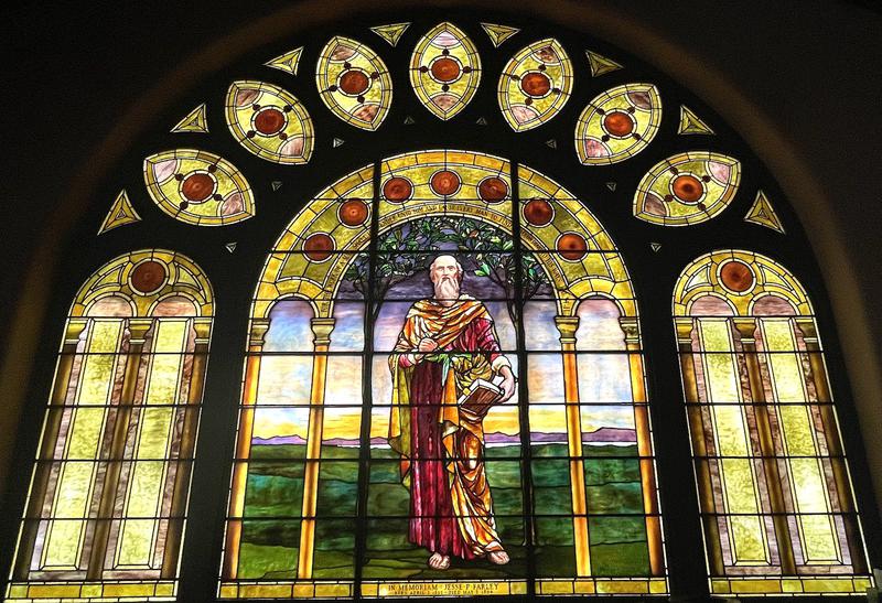 Farley Memorial Window:  Job