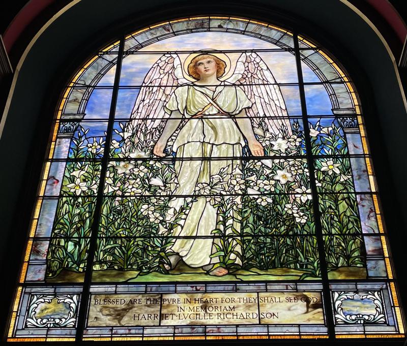 Richardson Memorial Window:  Resurrection Angel