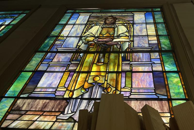 Gunnison Memorial Window:  The Spirit of Education