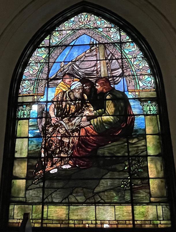 Sheldon Memorial Window:  Christ and the Fishermen
