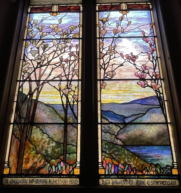 Jessop and Stevenson Memorial Window:  Dogwood